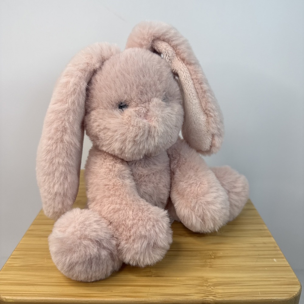 2023 Aurora Dusty Rose Pink 7" Plush Easter Bunny Rabbit Stuffed Animal Toy Soft